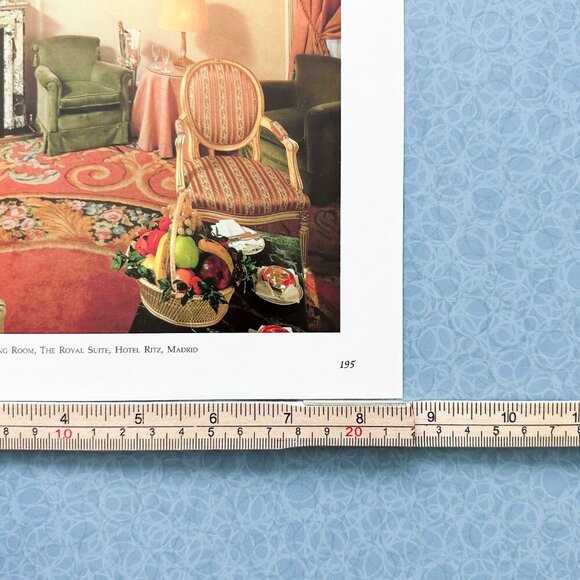 Vintage Ritz Madrid Hotel Ad Print – Luxe Euro Decor Vibe - Picture 5 of 6